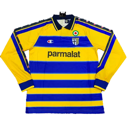 Camiseta Retro 1999/00 Parma Calcio 1913 Segunda Equipación Visitante Manga Larga Hombre - Versión Hincha - camisetasfutbol