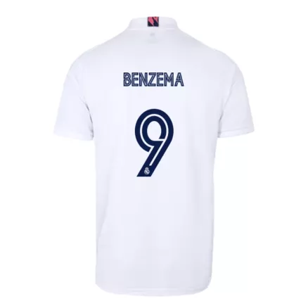 Camiseta de Fútbol Benzema #9 Personalizada 1ª Real Madrid 2020/21 - camisetasfutbol