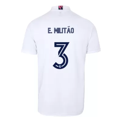 Camiseta de Fútbol E. Militão #3 Personalizada 1ª Real Madrid 2020/21 - camisetasfutbol