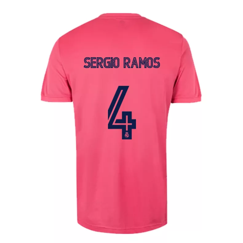 Factura Refinar Aceptado Camiseta de Fútbol Sergio Ramos #4 Personalizada 2ª Real Madrid 2020/21,  playeras de futbol