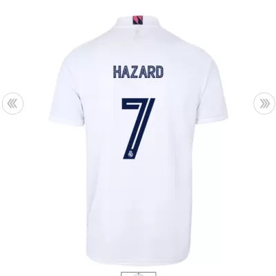 Camiseta de Fútbol Hazard #7 Personalizada 1ª Real Madrid 2020/21 - camisetasfutbol