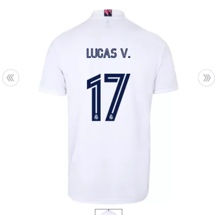Camiseta de Fútbol Lucas V. #17 Personalizada 1ª Real Madrid 2020/21 - camisetasfutbol