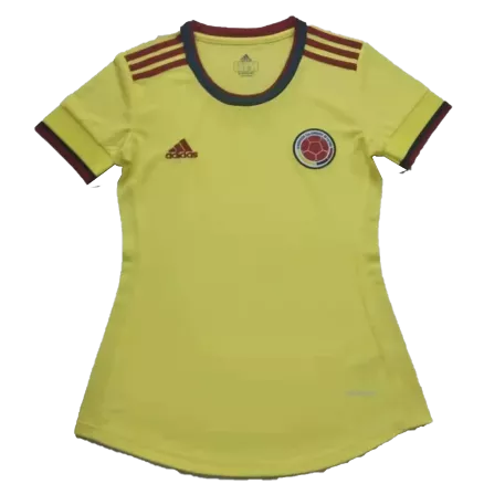 Camiseta Colombia 2020/21 Primera Equipación Local Mujer - Versión Hincha - camisetasfutbol