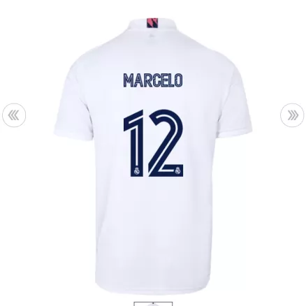 Camiseta de Fútbol Marcelo #12 Personalizada 1ª Real Madrid 2020/21 - camisetasfutbol
