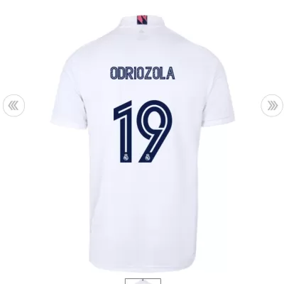 Camiseta de Fútbol Odriozola #19 Personalizada 1ª Real Madrid 2020/21 - camisetasfutbol