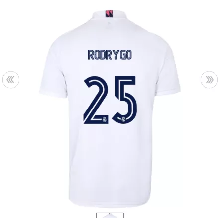 Camiseta de Fútbol Rodrygo #25 Personalizada 1ª Real Madrid 2020/21 - camisetasfutbol