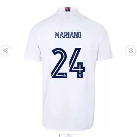 Camiseta de Fútbol Mariano #24 Personalizada 1ª Real Madrid 2020/21 - camisetasfutbol