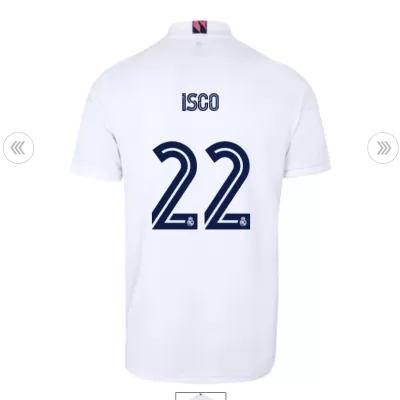 Camiseta de Fútbol Isco #22 Personalizada 1ª Real Madrid 2020/21 - camisetasfutbol