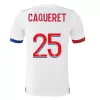 Camiseta de Fútbol CAQUERET #25 Personalizada 1ª Olympique Lyonnais 2020/21 - camisetasfutbol