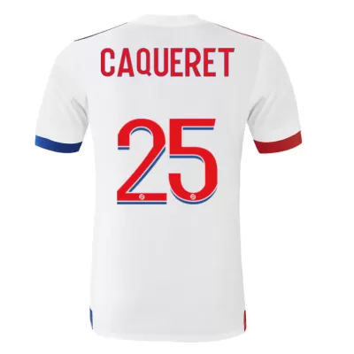 Camiseta de Fútbol CAQUERET #25 Personalizada 1ª Olympique Lyonnais 2020/21 - camisetasfutbol