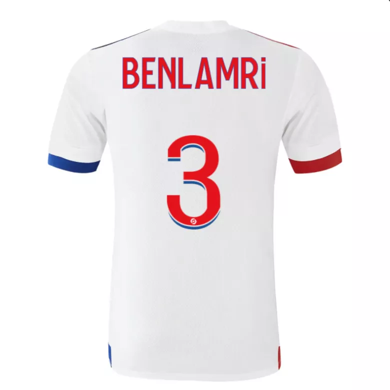 Camiseta de Fútbol BENLAMRI #3 Personalizada 1ª Olympique Lyonnais 2020/21 - camisetasfutbol