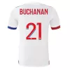 Camiseta de Fútbol BUCHANAN #21 Personalizada 1ª Olympique Lyonnais 2020/21 - camisetasfutbol