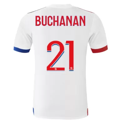 Camiseta de Fútbol BUCHANAN #21 Personalizada 1ª Olympique Lyonnais 2020/21 - camisetasfutbol