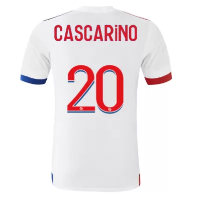 Camiseta de Fútbol CASCARINO #20 Personalizada 1ª Olympique Lyonnais 2020/21 - camisetasfutbol