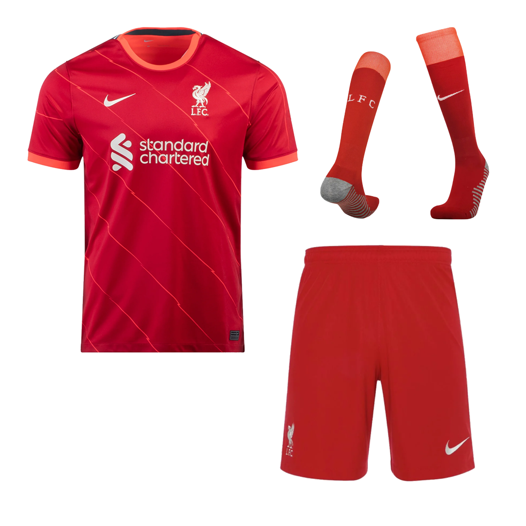 Uniformes de Futbol Completos Local Liverpool 2021/22 | CamisetasFutbol.cn