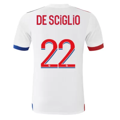 Camiseta de Fútbol DE SCIGLIO #22 Personalizada 1ª Olympique Lyonnais 2020/21 - camisetasfutbol