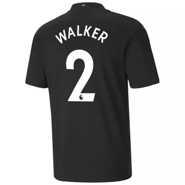 Camiseta de Fútbol WALKER #2 Personalizada 2ª Manchester City 2020/21 - camisetasfutbol