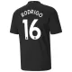 Camiseta de Fútbol RODRIGO #16 Personalizada 2ª Manchester City 2020/21 - camisetasfutbol