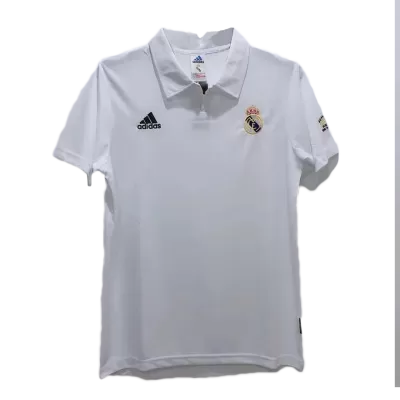 Camiseta Retro 2002/03 Real Madrid Primera Equipación Local Hombre - Versión Hincha - camisetasfutbol