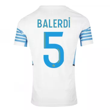 Camiseta Futbol Local de Hombre Marseille 2021/22 con Número de BALERDI #5 - camisetasfutbol