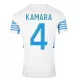 Camiseta Futbol Local de Hombre Marseille 2021/22 con Número de KAMARA #4 - camisetasfutbol