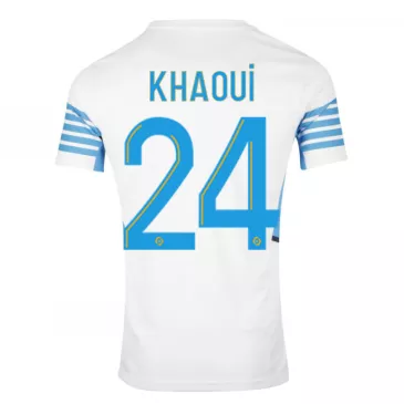 Camiseta Futbol Local de Hombre Marseille 2021/22 con Número de KHAOUI #24 - camisetasfutbol