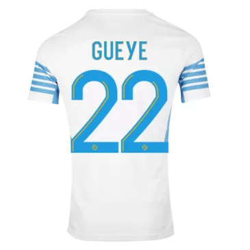 Camiseta Futbol Local de Hombre Marseille 2021/22 con Número de GUEYE #22 - camisetasfutbol