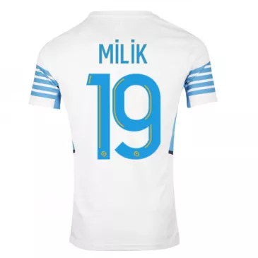Camiseta Futbol Local de Hombre Marseille 2021/22 con Número de MILIK #19 - camisetasfutbol