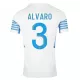 Camiseta Futbol Local de Hombre Marseille 2021/22 con Número de ALVARO #3 - camisetasfutbol