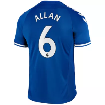 Camiseta de Fútbol ALLAN #6 Personalizada 1ª Everton 2020/21 - camisetasfutbol