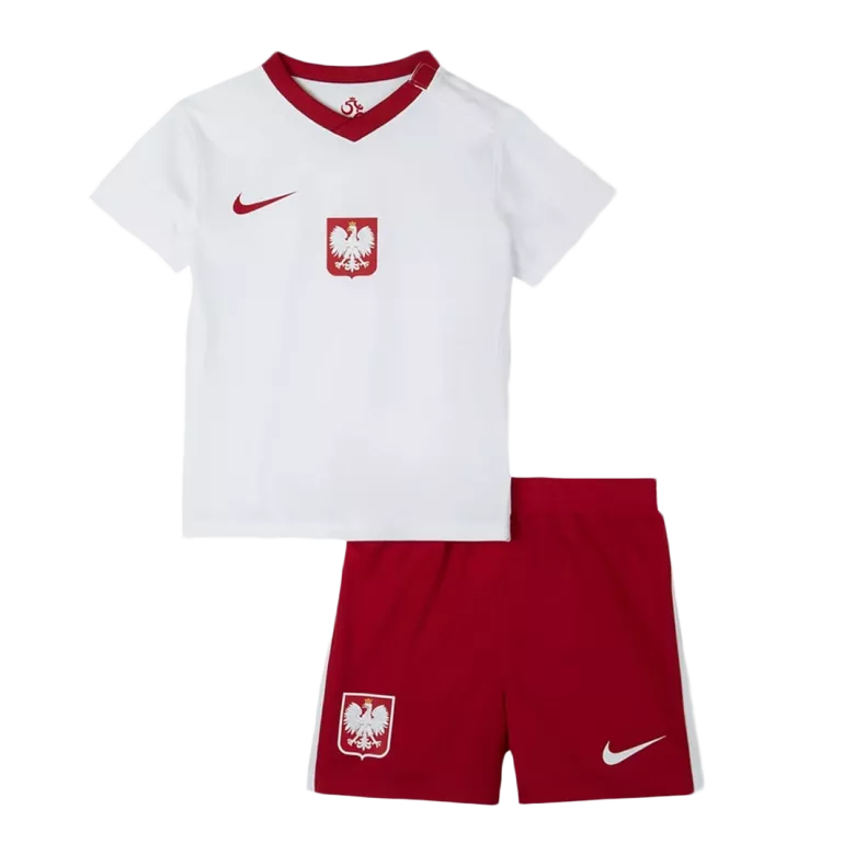 Miniconjunto Polonia 2020 Primera Equipación Local Niño (Camiseta + Pantalón Corto) - camisetasfutbol