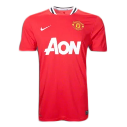 Camiseta Retro 2011/12 Manchester United Primera Equipación Local Hombre - Versión Replica - camisetasfutbol