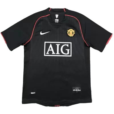 Camiseta de Fútbol Retro Manchester United Visitante 2007/08 para Hombre - Personalizada - camisetasfutbol