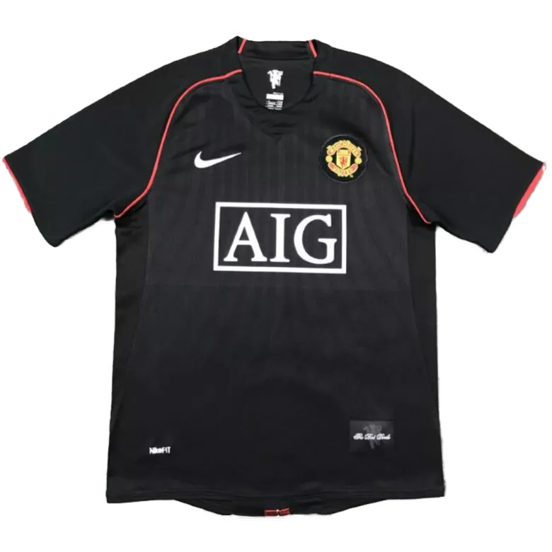 Camiseta Retro 2007/08 RONALDO #7 Manchester United Segunda Equipación Visitante Hombre - Versión Hincha - camisetasfutbol