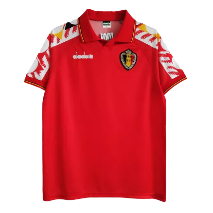 Camiseta Retro 1995 Bélgica Primera Equipación Local Hombre - Versión Hincha - camisetasfutbol