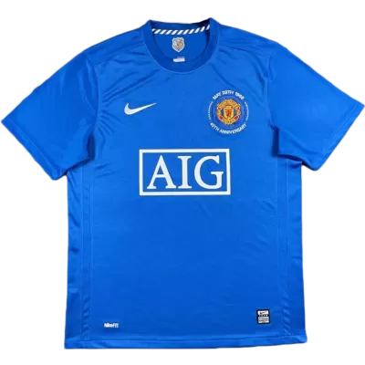 Camiseta de Fútbol Retro Manchester United Tercera Equipación 2008/09 para Hombre - Version Hincha Personalizada - camisetasfutbol