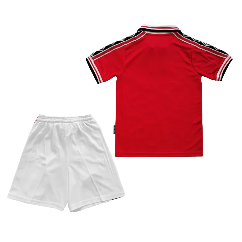 Equipaciones de fútbol para Niño Manchester United 1998 - de Local Futbol Kit Personalizados - camisetasfutbol