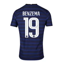 Camiseta de Fútbol BENZEMA #19 Personalizada 1ª Francia 2020 - camisetasfutbol