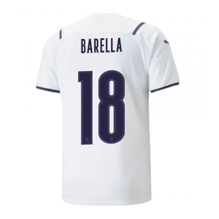 Camiseta de Fútbol BARELLA #18 Personalizada 2ª Italia 2021 - camisetasfutbol