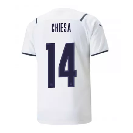 Camiseta de Fútbol CHIESA #14 Personalizada 2ª Italia 2021 - camisetasfutbol