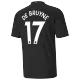 Camiseta de Fútbol DE BRUYNE #17 Personalizada 2ª Manchester City 2020/21 - camisetasfutbol