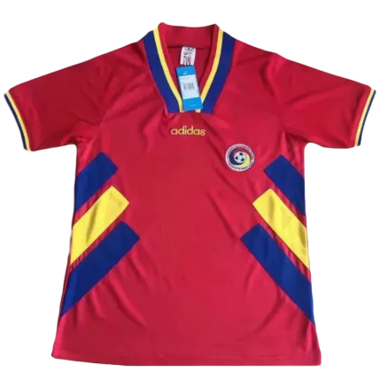 Camiseta Retro 1994 Rumania Segunda Equipación Visitante Hombre - Versión Hincha - camisetasfutbol