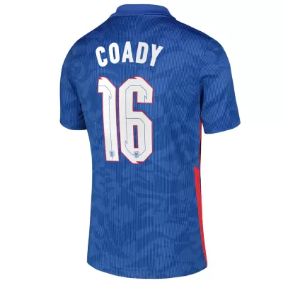 Camiseta Futbol Visitante de Hombre Inglaterra 2020 con Número de COADY #16 - camisetasfutbol