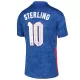 Camiseta Futbol Visitante de Hombre Inglaterra 2020 con Número de STERLING #10 - camisetasfutbol