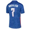 Camiseta Futbol Visitante de Hombre Inglaterra 2020 con Número de GREALISH #7 - camisetasfutbol