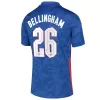 Camiseta Futbol Visitante de Hombre Inglaterra 2020 con Número de BELLINGHAM #26 - camisetasfutbol