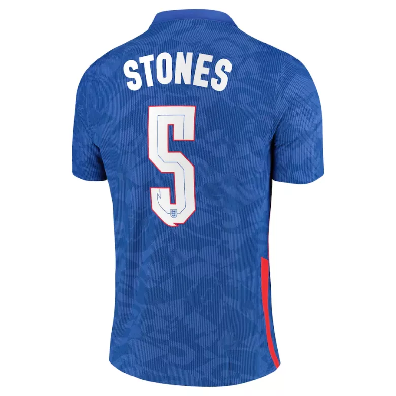 Camiseta Futbol Visitante de Hombre Inglaterra 2020 con Número de STONES #5 - camisetasfutbol
