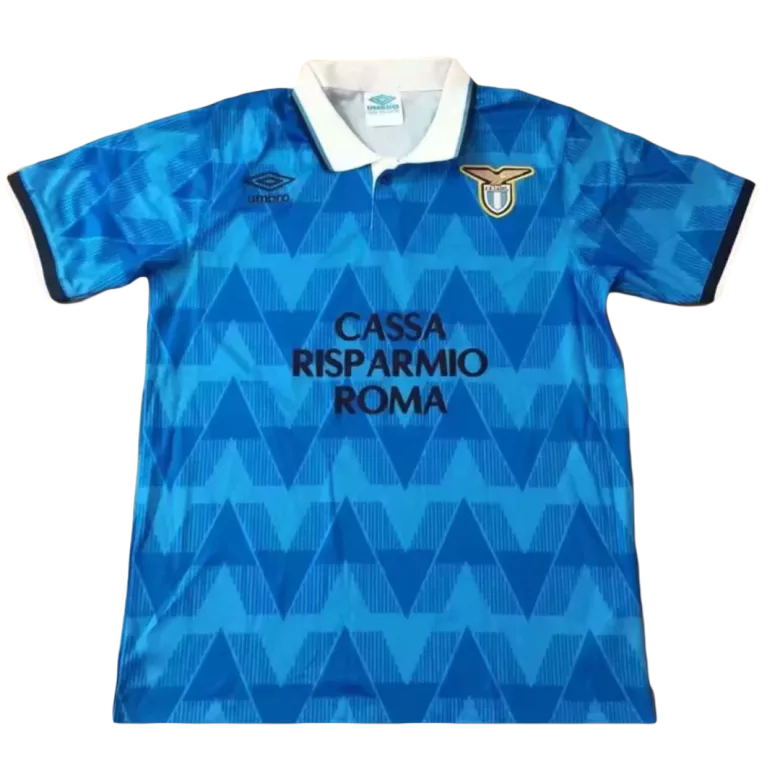 Camiseta Retro 1989 Lazio Primera Equipación Local Hombre - Versión Hincha - camisetasfutbol