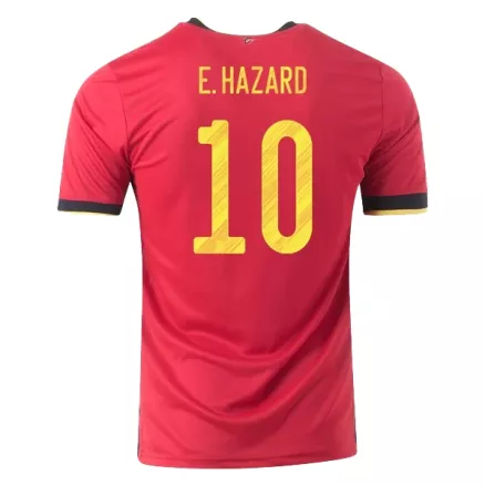 Camiseta Futbol Local de Hombre Bélgica 2020 con Número de E.HAZARD #10 - camisetasfutbol