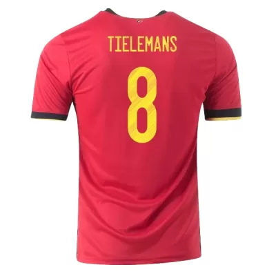 Camiseta Futbol Local de Hombre Bélgica 2020 con Número de TIELEMANS #8 - camisetasfutbol